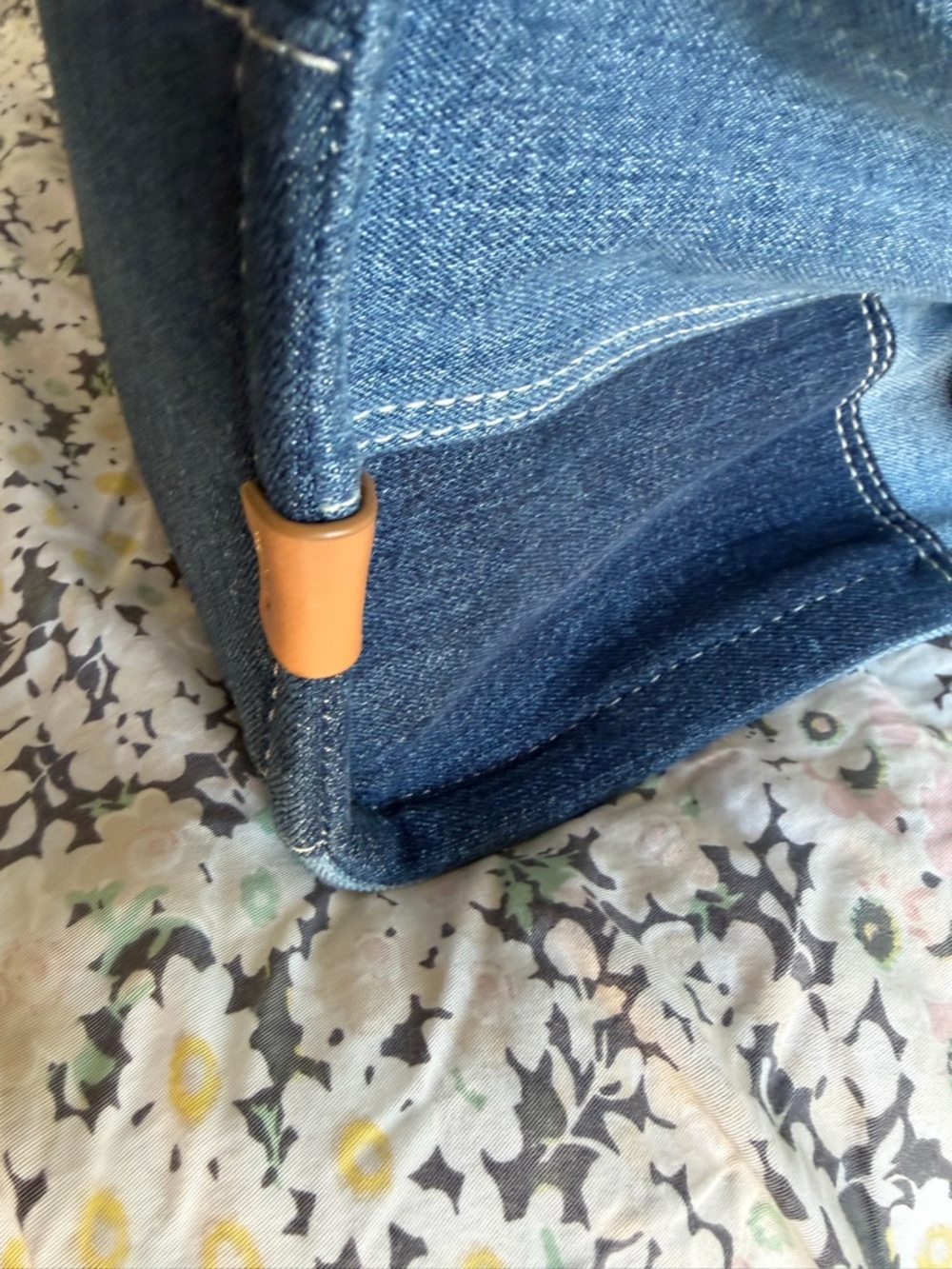 Marc Jacobs The Tote Bag LARGE Blue Denim - Picture 11 of 14